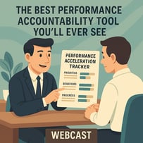 leader and direct report looking at a job scorecard
